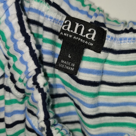 a.n.a Off The Shoulder Striped Top - Picture 4 of 5